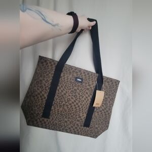 Vans Brown Leopard Tote Bag